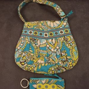 Vera Bradley small purse w matching change purse